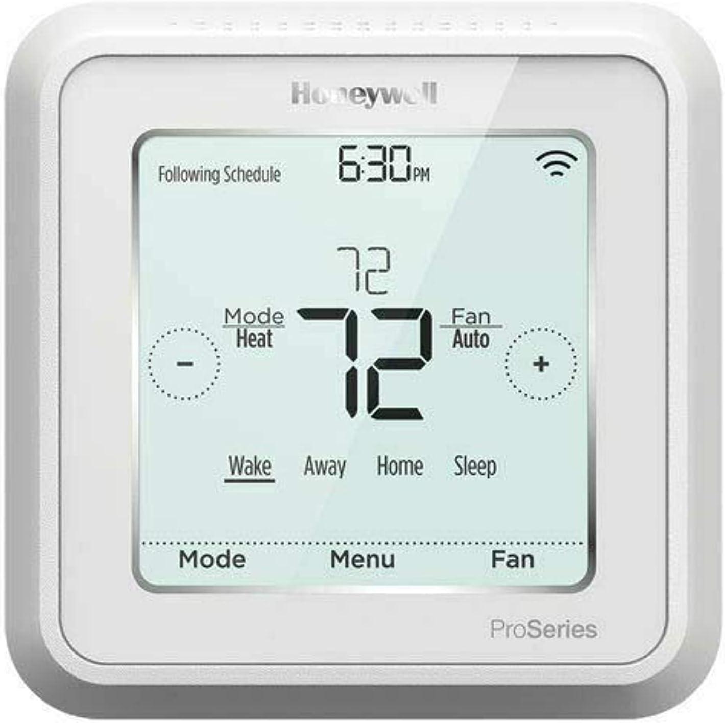 Honeywell Home Th6320ZW2003 Z-Wave T6 Pro Series Plastic Square White Programmable Thermostat