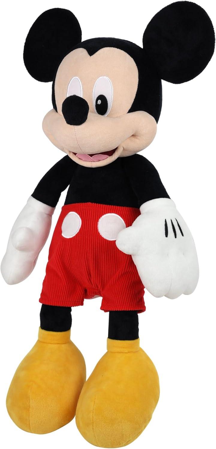 Disney Junior Mickey Mouse Jumbo 25-inch Plush Mickey Mouse, Officially Licensed Kids Toys for Ages 2 Up, Gifts and Presents