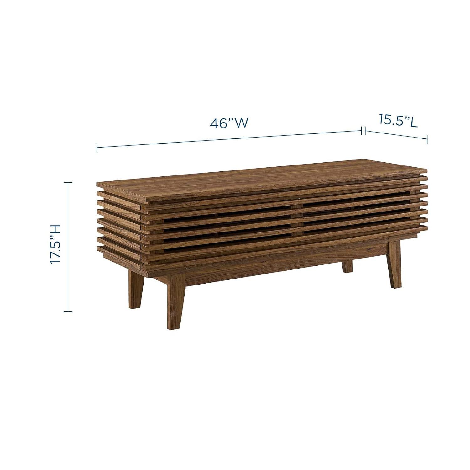 Modway Render 46" TV Stand in Walnut