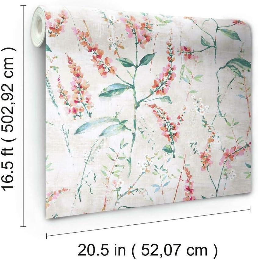 FLORAL SPRIG Peel & Stick Floral Roll