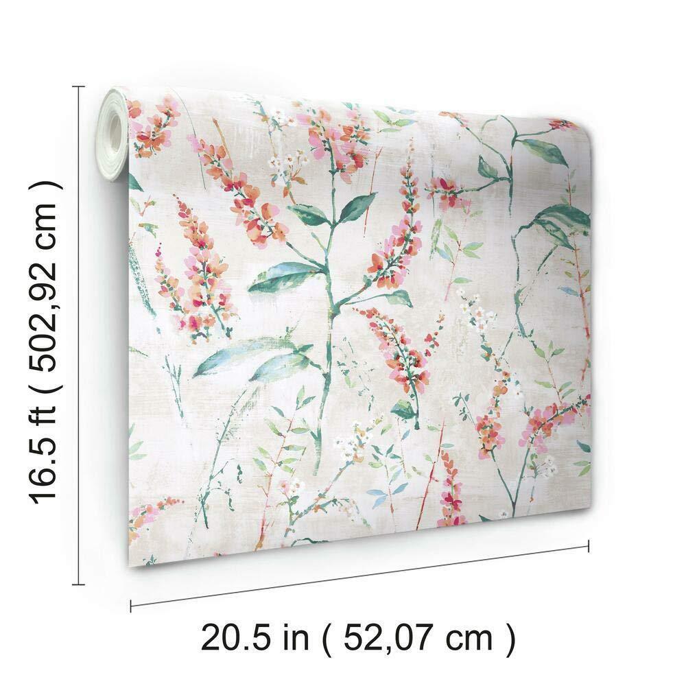 FLORAL SPRIG Peel & Stick Floral Roll