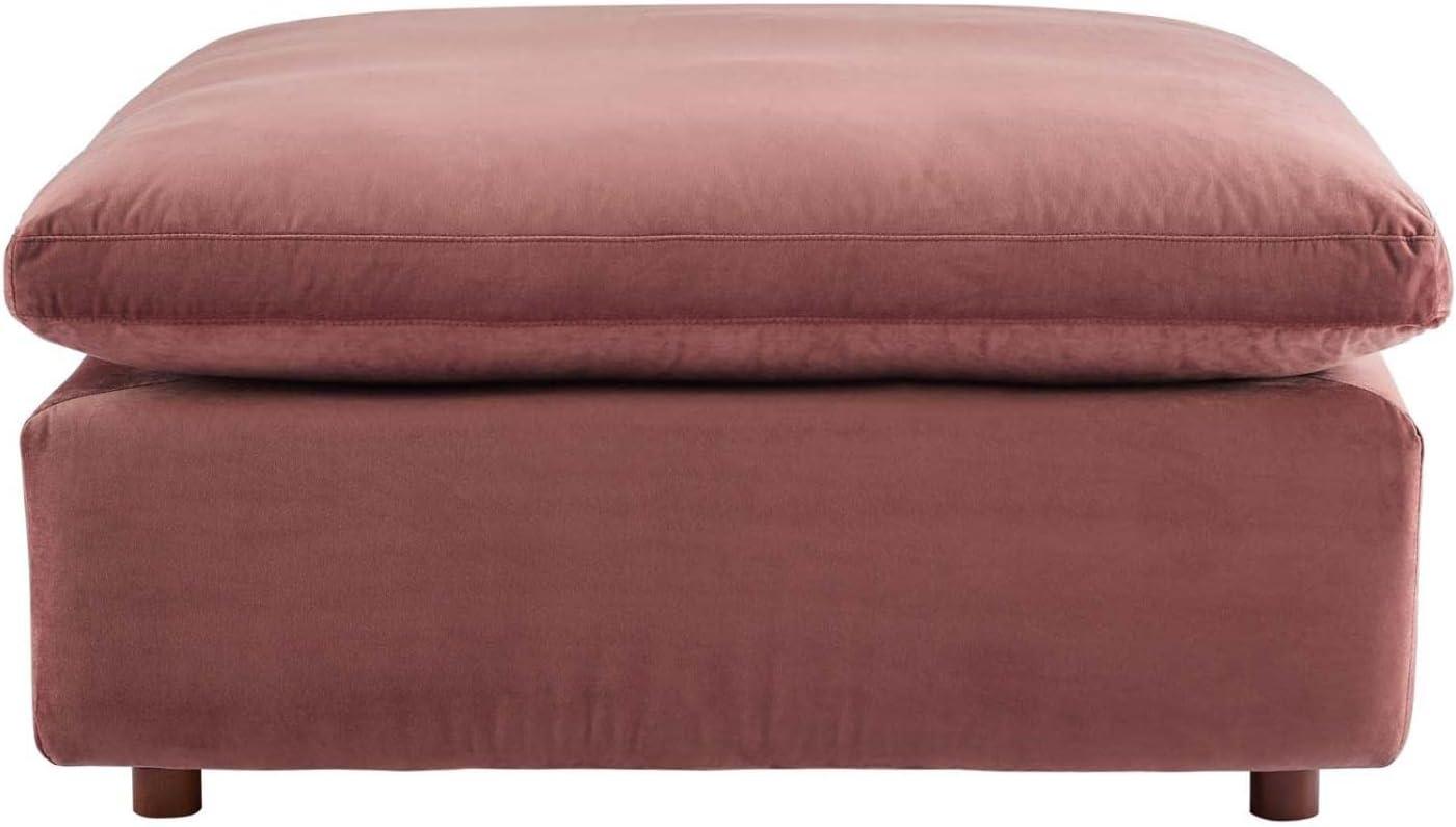 Modway Commix Down Filled Overstuffed Performance Velvet Ottoman