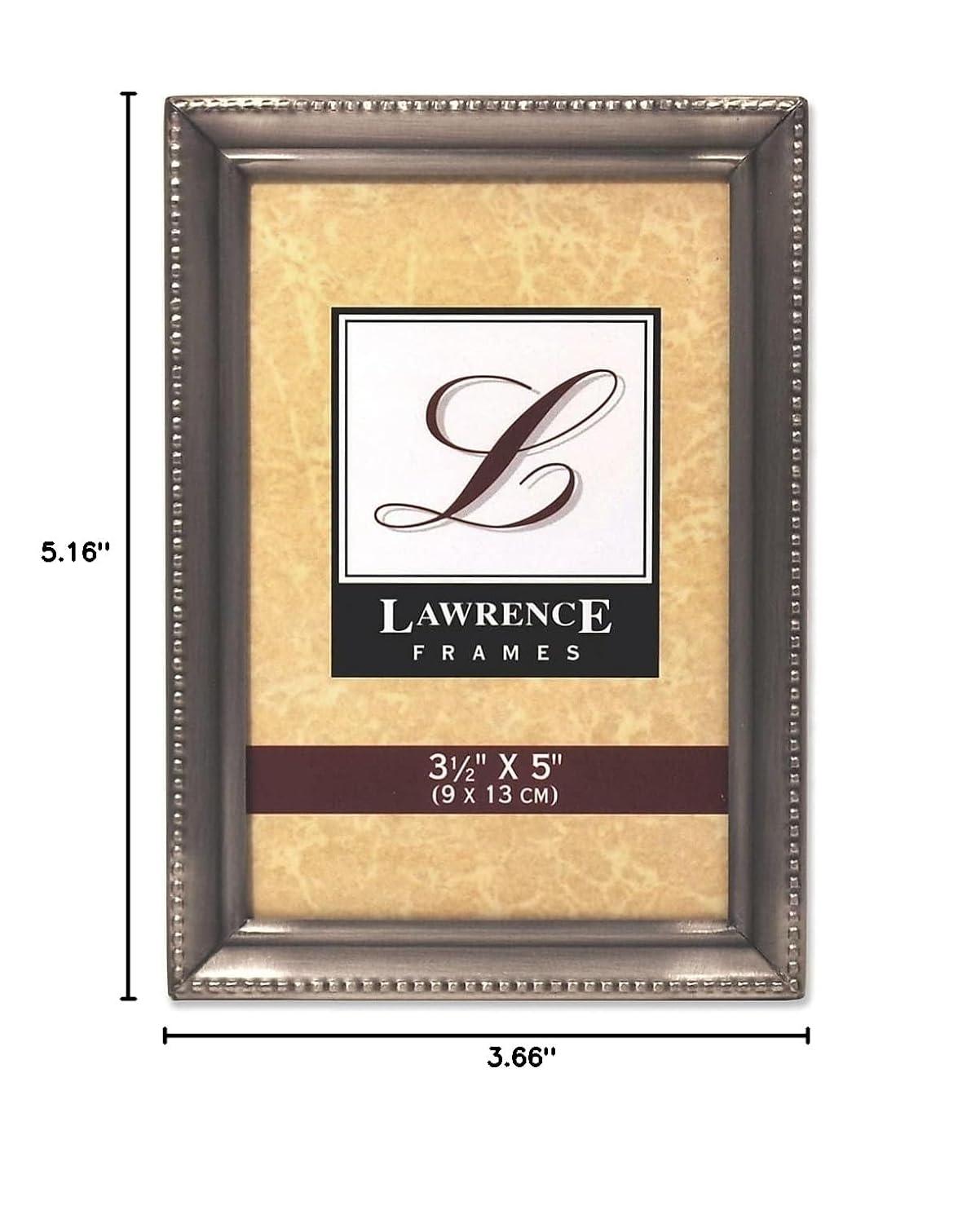 Lawrence Frames Metal Picture Frame, Antique Pewter
