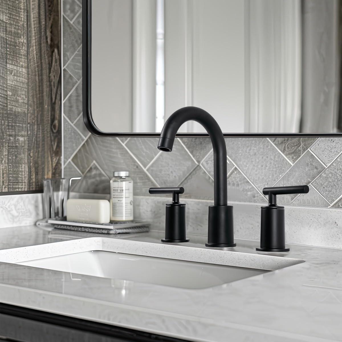 Widespread 2-handle Bathroom Faucet