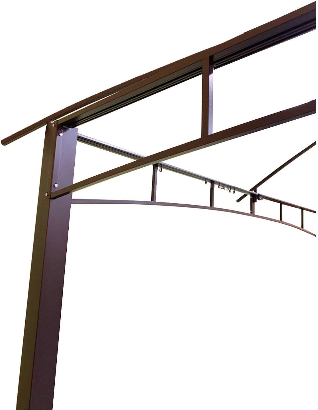 Garden Winds Replacement Canopy Top Cover Compatible with The Brown Frame Gazebo TPGAZ2303B - Riplock 350