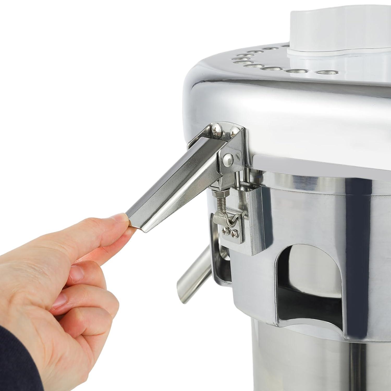 Slag Juice Separation Juicer, Commercial Extractor Heavy Duty Juicer Centrifugal Machine Stainless Steel Electric Juice Extractor for Fruit Vegetable Squeezer