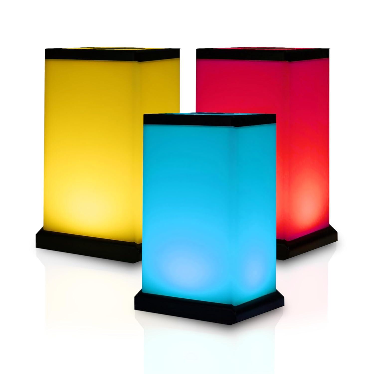 Modern Black Acrylic Touch Friendship Lamp Set
