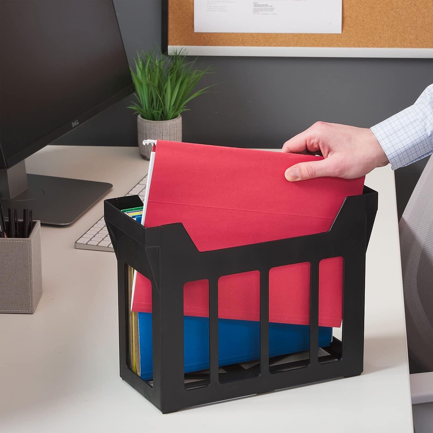 Staples File Caddy with File Folders (10613) 432286