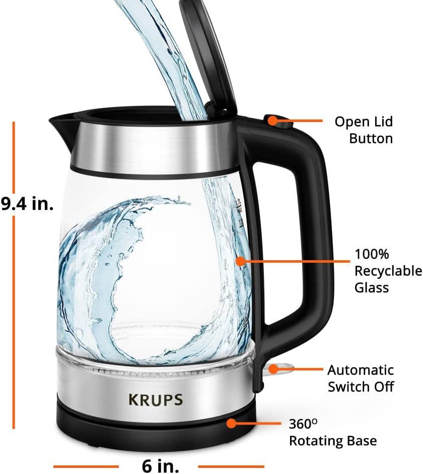 Krups Glass Kettle 1.7 L