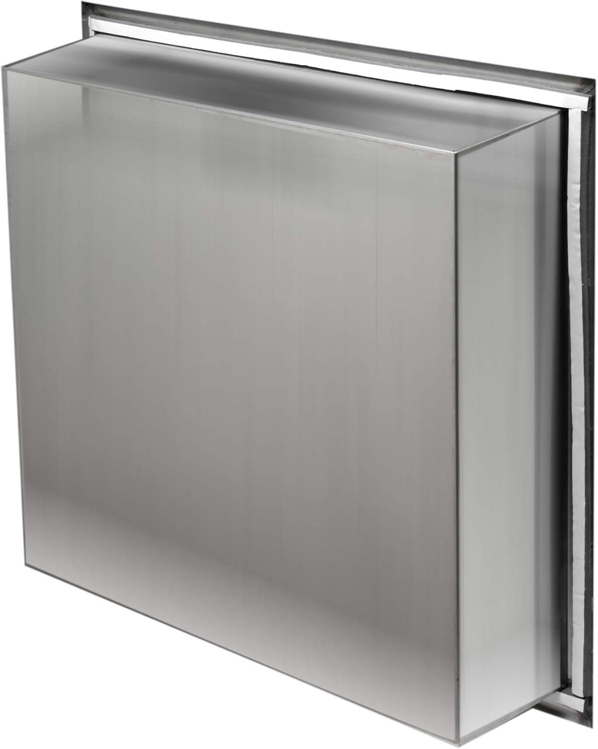 Square Stainless Steel Single Shower Niche