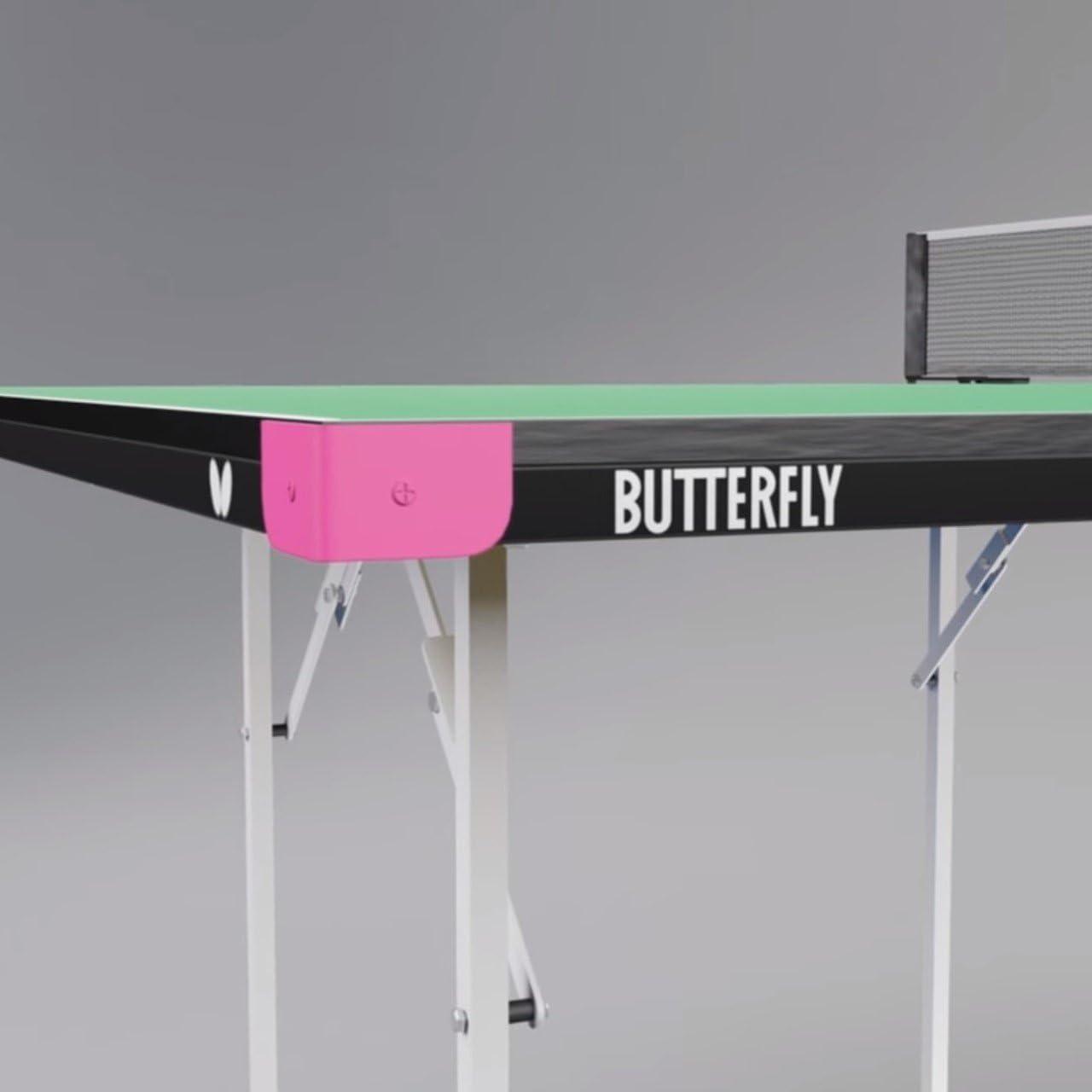 Butterfly Junior Green Folding Ping Pong Table with Net