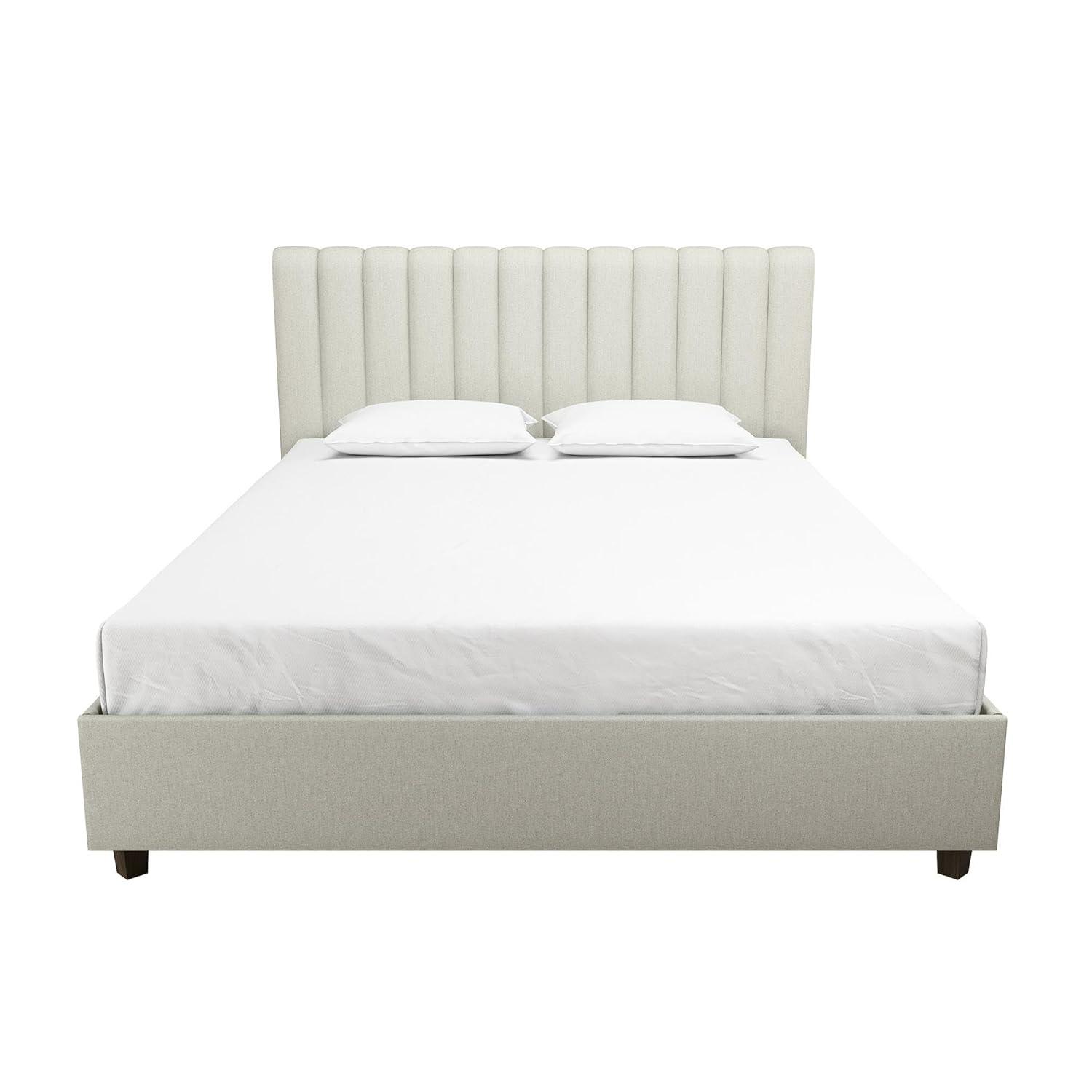 Brittany Tufted Upholstered Platform Bed