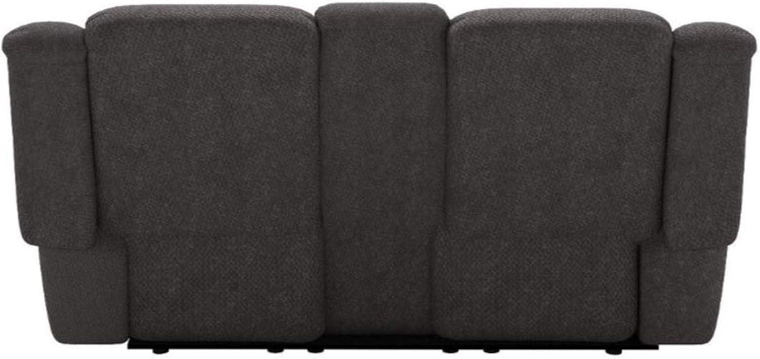 Coaster Home Furnishings Coaster Weissman Motion Loveseat With Console Charcoal , 601922