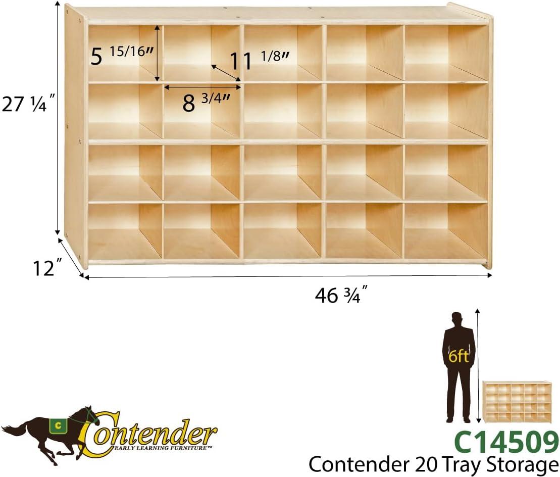 Wood Designs Contender 20 Compartment Cubby