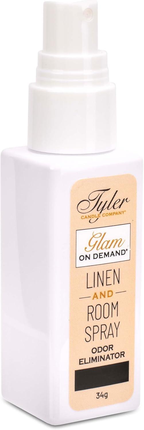Tyler Candle Company Diva Fabric & Room Spray, Glam on Demand, 1.2 oz (34g), Air Freshener for Home & Travel