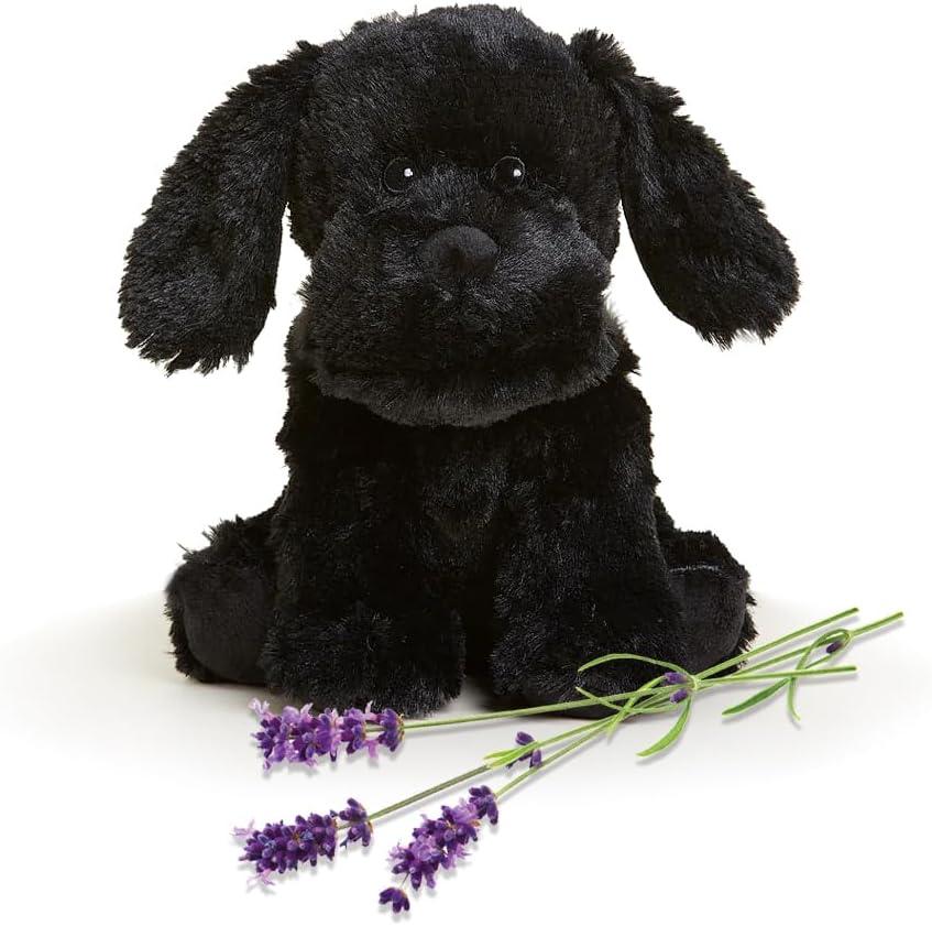 Microwavable Black Lab Plush with Lavender Scent