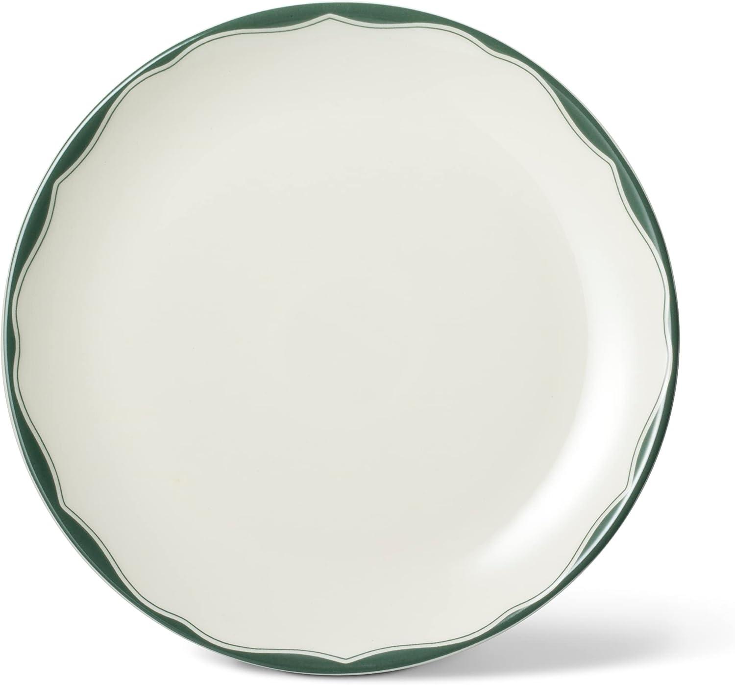 222 Fifth 222 Fifth Brittany 12-Piece Porcelain Dinnerware Set - Service For 4, Plate & Bowl Set