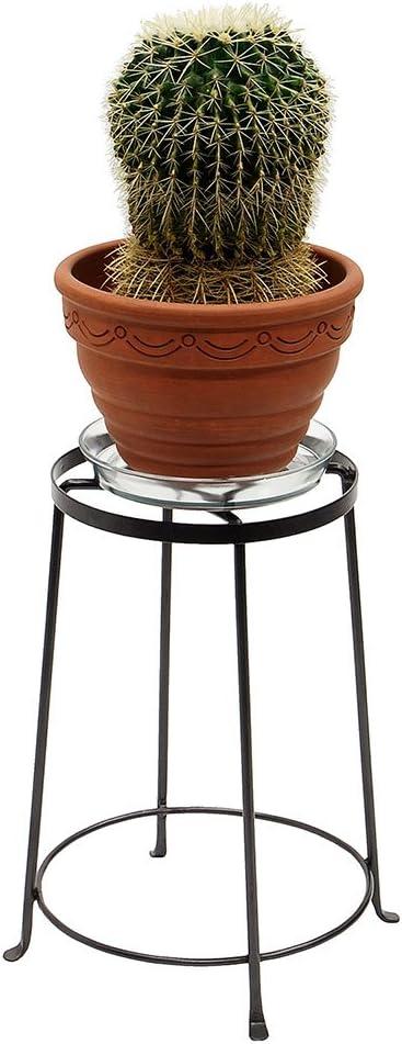 Achla Designs FB-32 Argyle III Wrought Iron Plant Stand, 18" H, Graphite