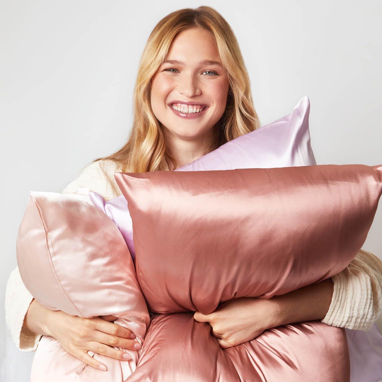 Satin Pillowcase - Terracotta by KITSCH