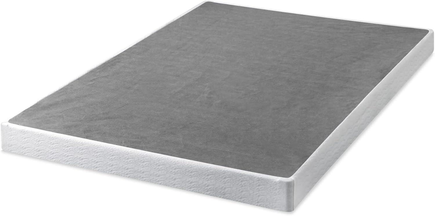 Metal Smart BoxSpring Mattress Base with Quick Assembly Gray - Zinus