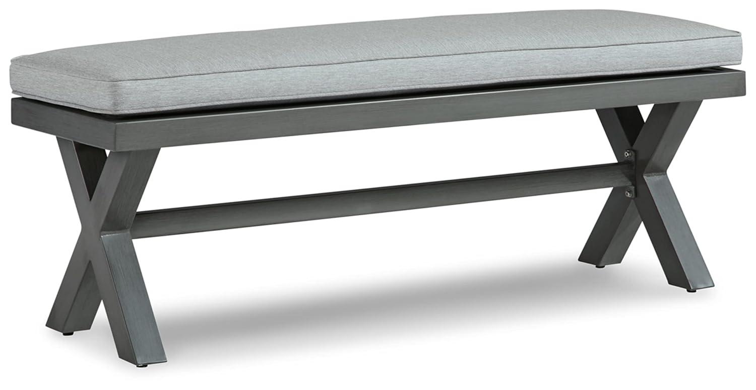 Erdita Aluminum Outdoor Bench