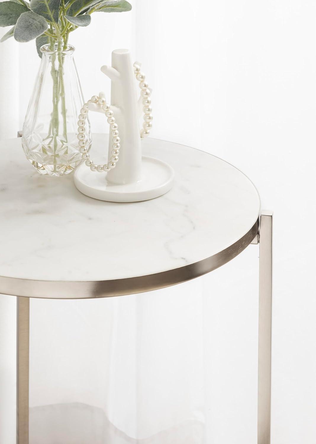 Kate and Laurel Aguilar Glam Side Table