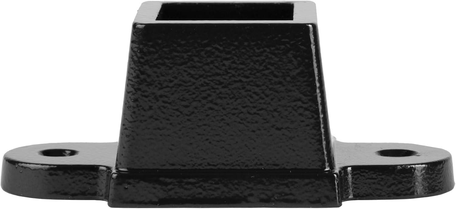 Legacy Collection Black Galvanized Steel Fence Mounting Bracket
