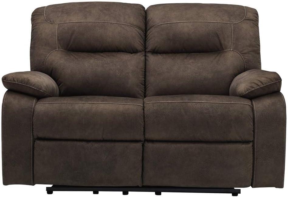 Signature Design by Ashley Bolzano Reclining Loveseat in Coffee