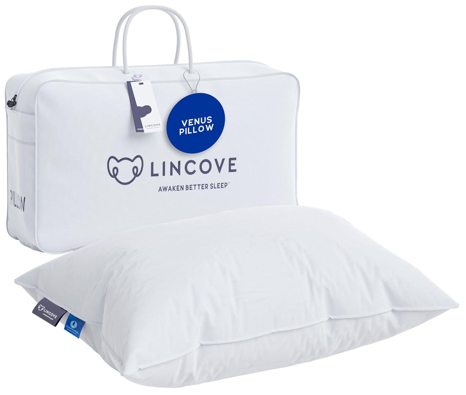 Lincove® Lincove European Down Venus Pillow - German Down, 600 Fill Power - Made in Canada