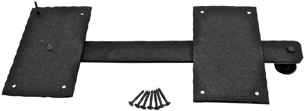 Black Iron Gate Flip Latch 12" Large Antique Two Sided Flip Locks Rust Resistant Barn Door and Fence Gate Latches w/Hardware Renovators Supply