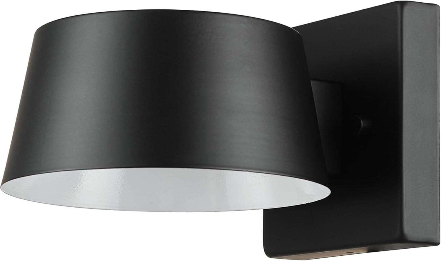 Globe Electric Maisel Matte Black 8-Watt LED Integrated Outdoor Wall Sconce, 44782