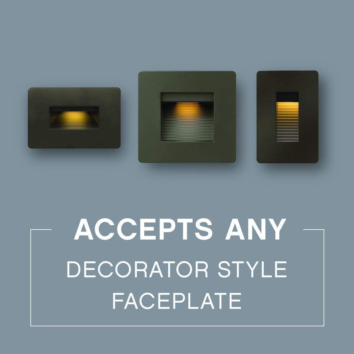 Bronze LED Outdoor Step Light with Zinc-Aluminum Alloy