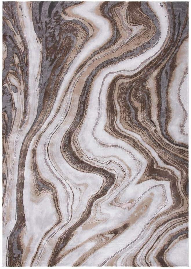 Craft CFT819 Loomed Indoor Area Rug - Gold/Grey - 4'x6' - Safavieh