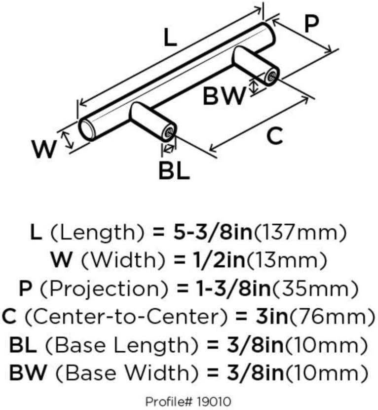 Bar Pulls Center to Center Bar Pull