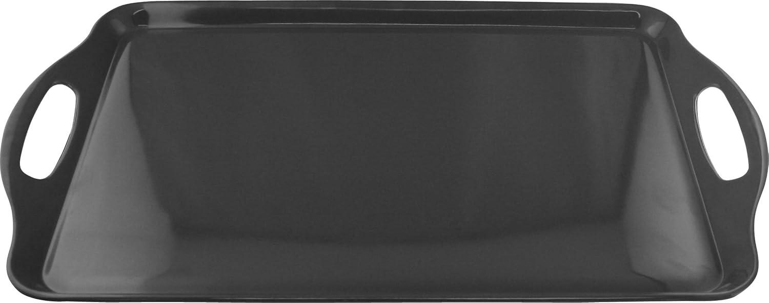 Reston Lloyd Multi-Purpose 18" Rectangle Melamine Plastic Handled Tray