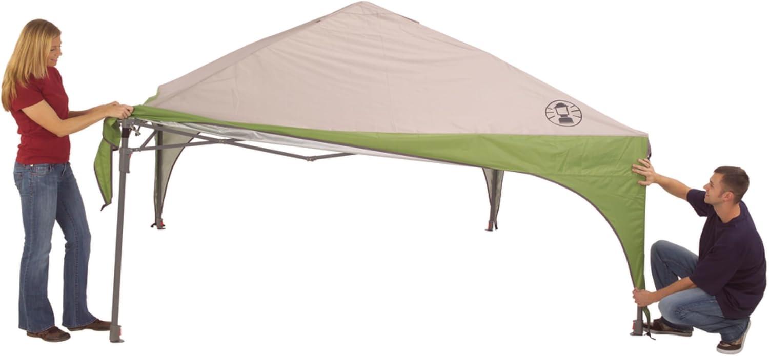 Green and White UVGuard Instant Setup Canopy Tent