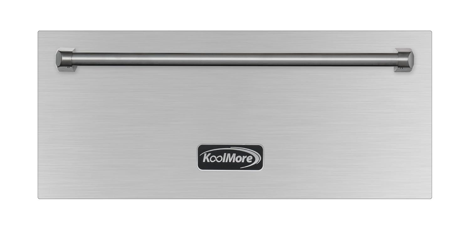 30 in. Warming Drawer with Three Compartments in Stainless-Steel (KM-RWD-30SS)