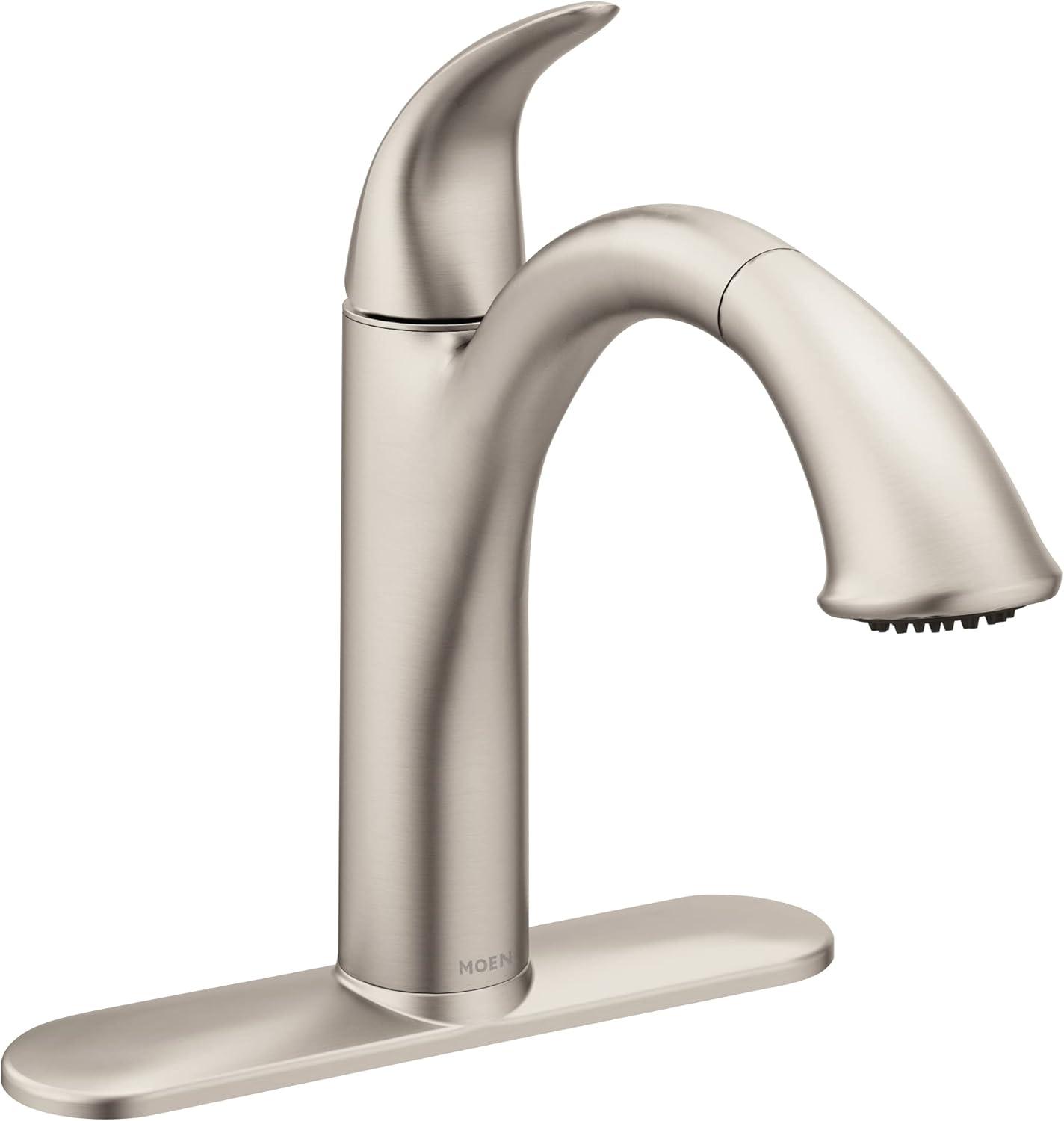 Camerist Pull Out Single Handle Kitchen Faucet with Duralock