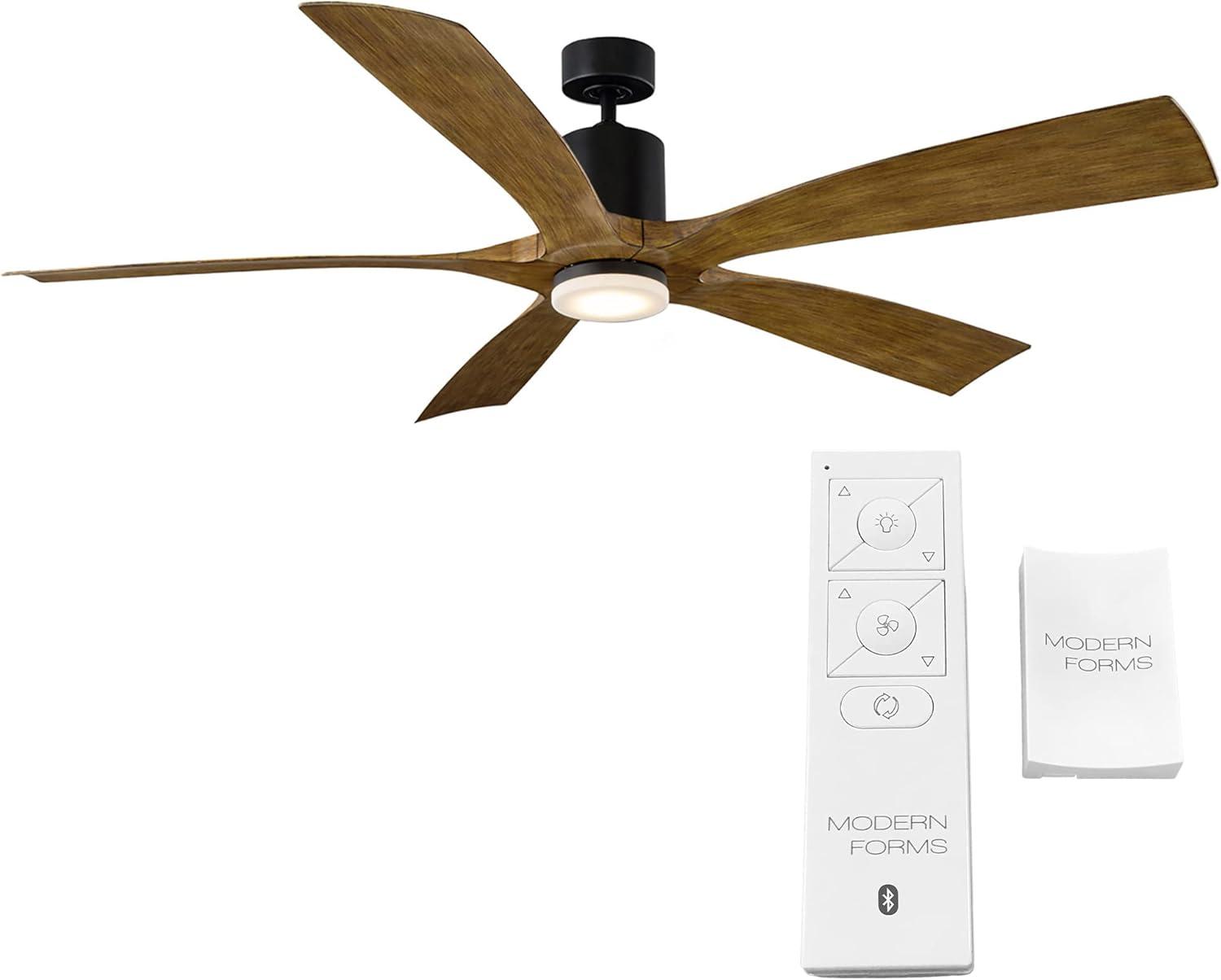 70" Aviator 5 - Blade Outdoor / Indoor Smart Ceiling Fan with Bluetooth Remote Control Included