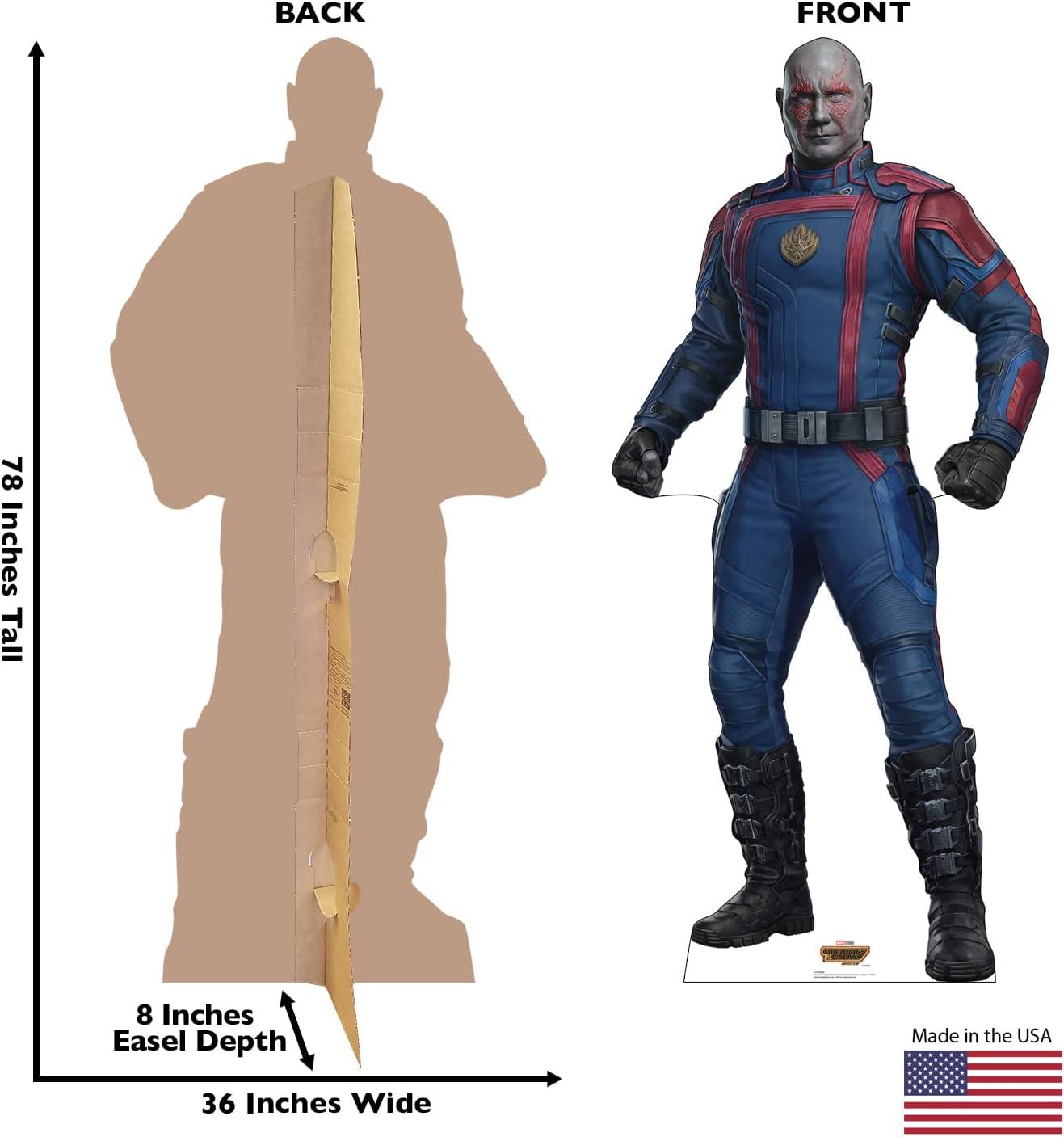 Life-Size Drax Cardboard Cutout from Guardians of the Galaxy