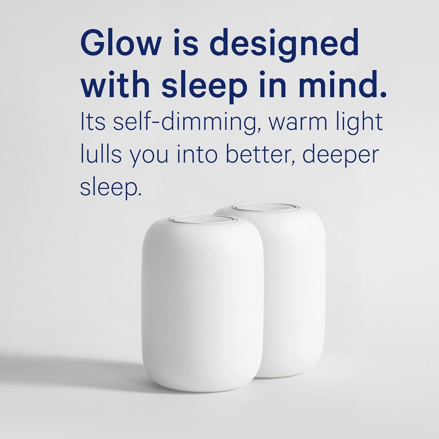 The Casper Glow Light Double Pack: Night Light, Touch Sensor, Smartphone App, Rechargeable, UPC 192472020942