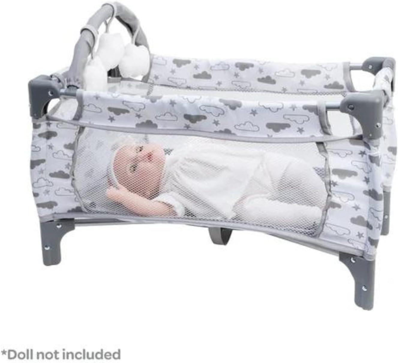 Adora Twinkle Stars Deluxe Baby Doll Pack-N-Play Set, 7-Piece Doll Accessories