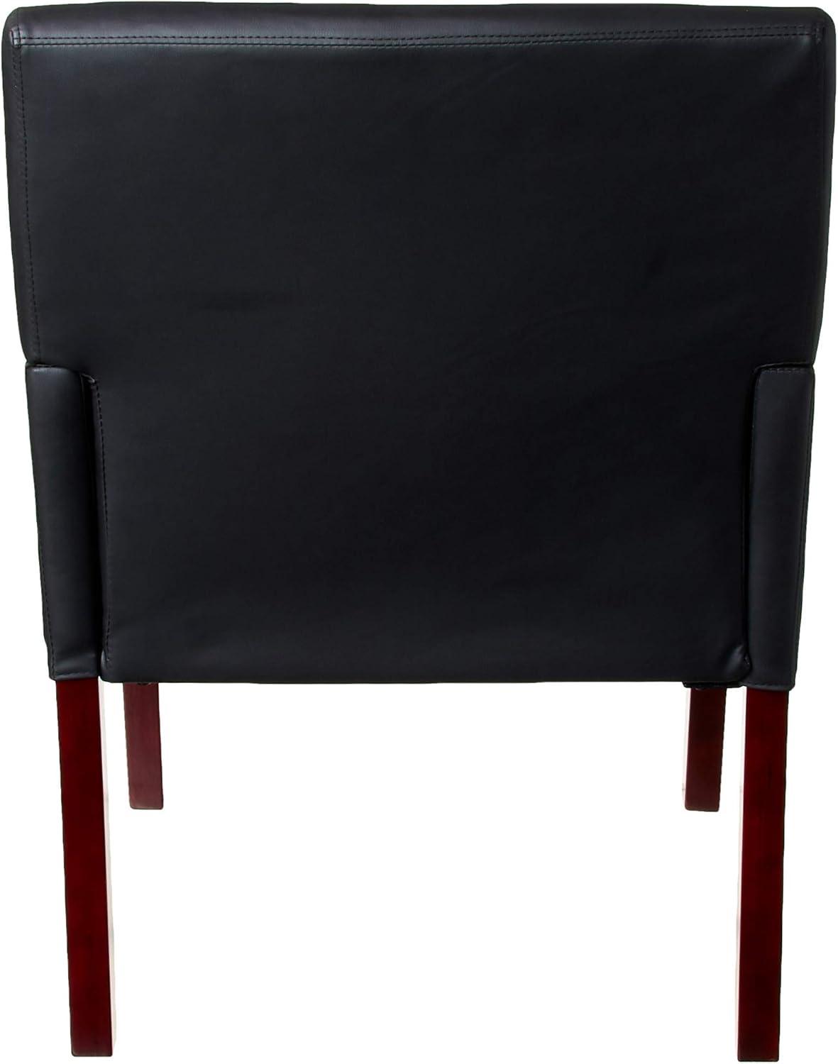 Boss Office Products Black Joinable Midback Guest Reception Waiting Room Chair