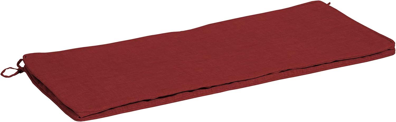 Arden Selections ProFoam Essentials Outdoor Bench Cushion 18 x 46, Ashland Black Jacobean