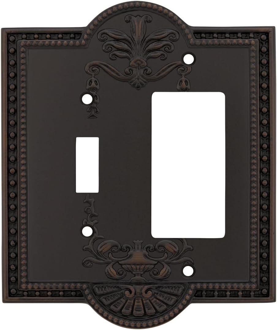 Meadows 2-Gang Toggle Light Switch / Rocker Combination Wall Plate