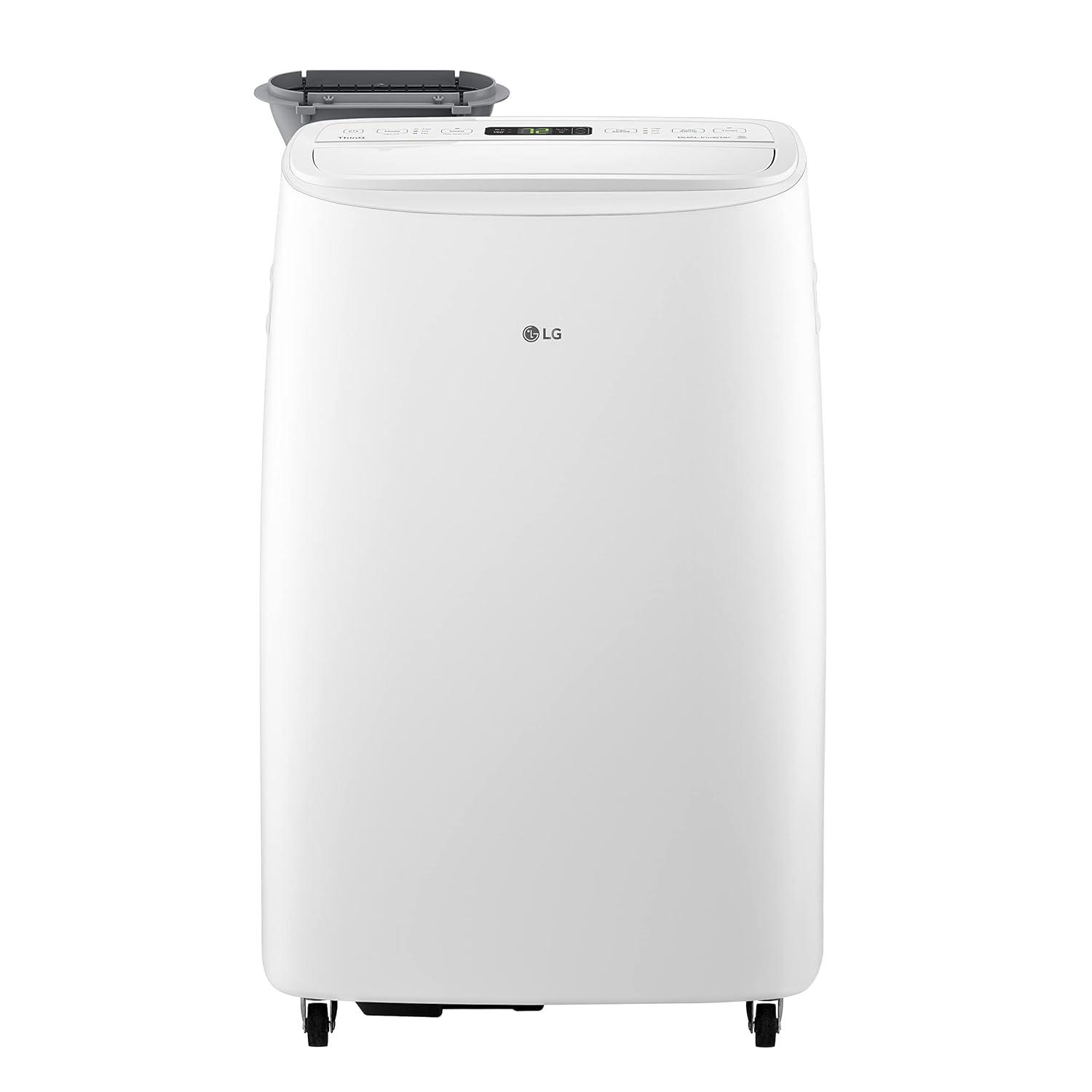 LG 10,000 Btu (Doe/Sacc/Cec) / 14,000 Btu (Ashrae) Dual Inverter Smart Wi-Fi Portable Air Conditioner