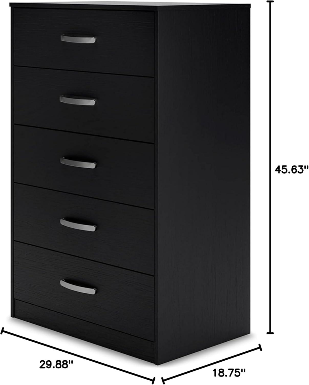 Latitude Run® Dymone 29.88'' W 5 - Drawer Dresser
