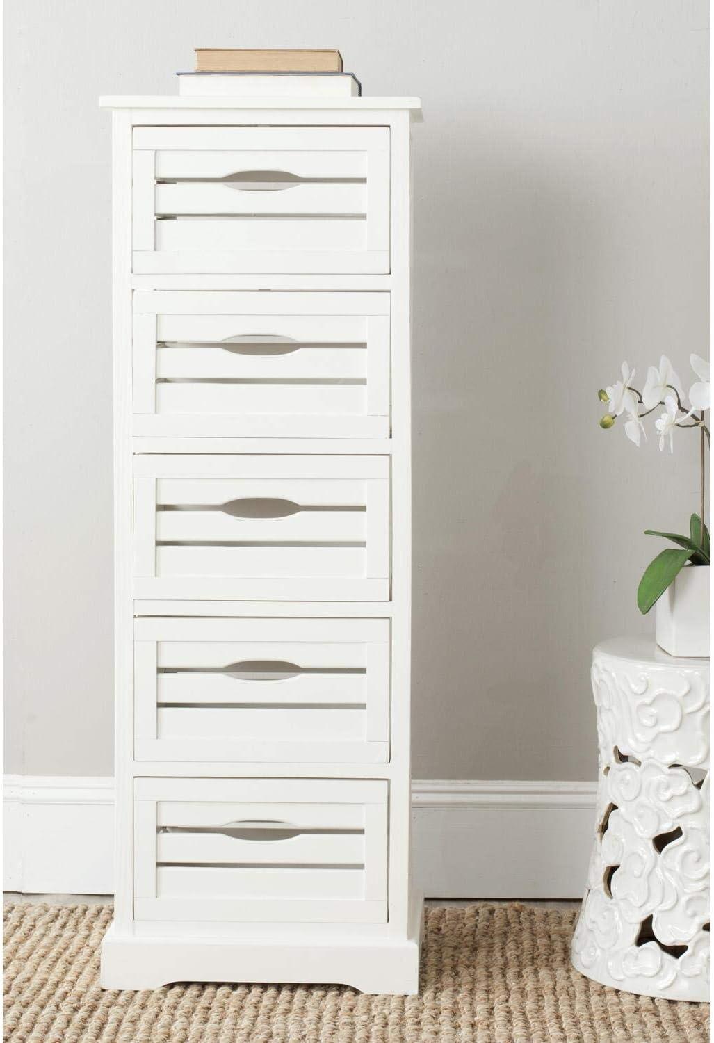 Samara 5 Drawer Cabinet - AMH5714 - Vintage Grey - Safavieh Couture