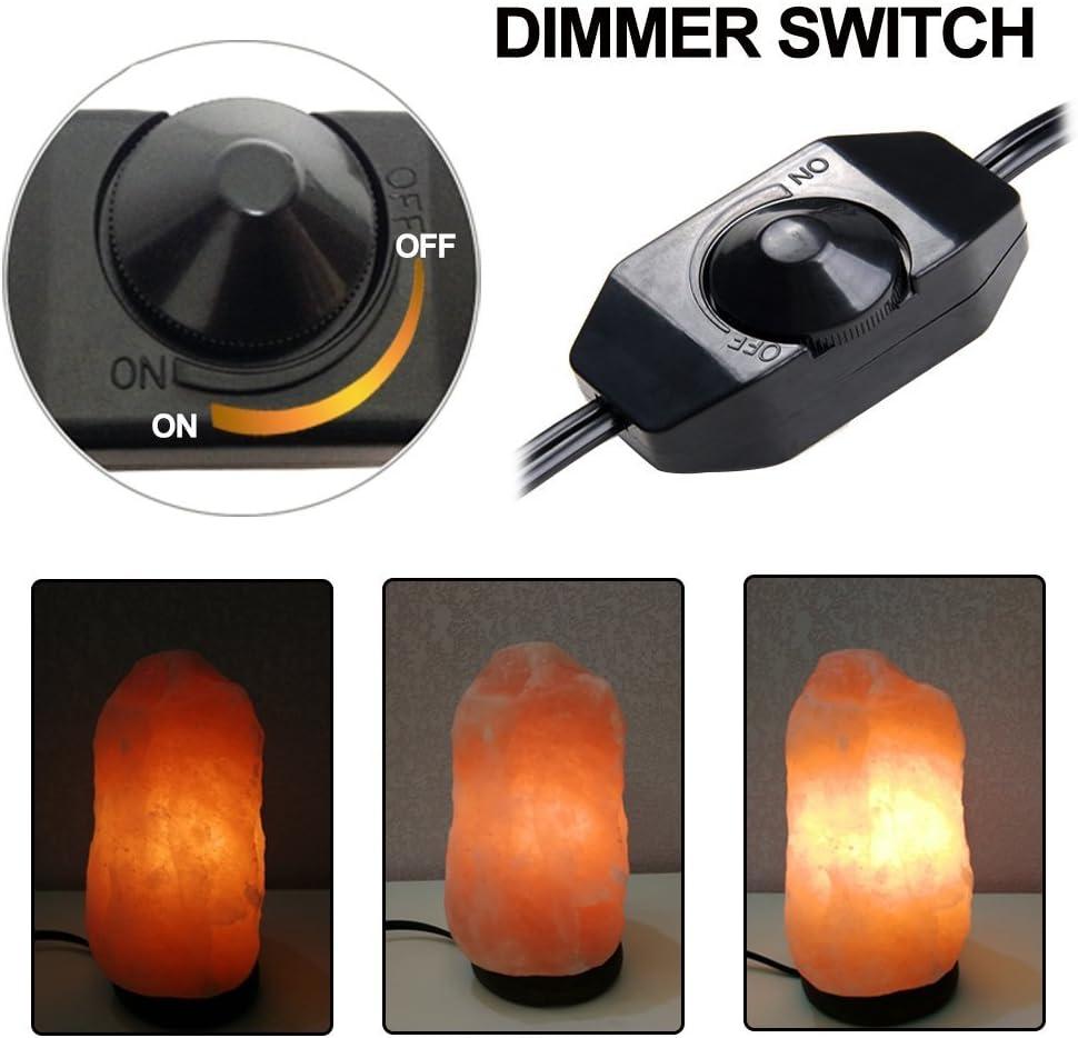 Haraqi Himalayan Salt Lamp Cord and Bulb with Dimmer Switch