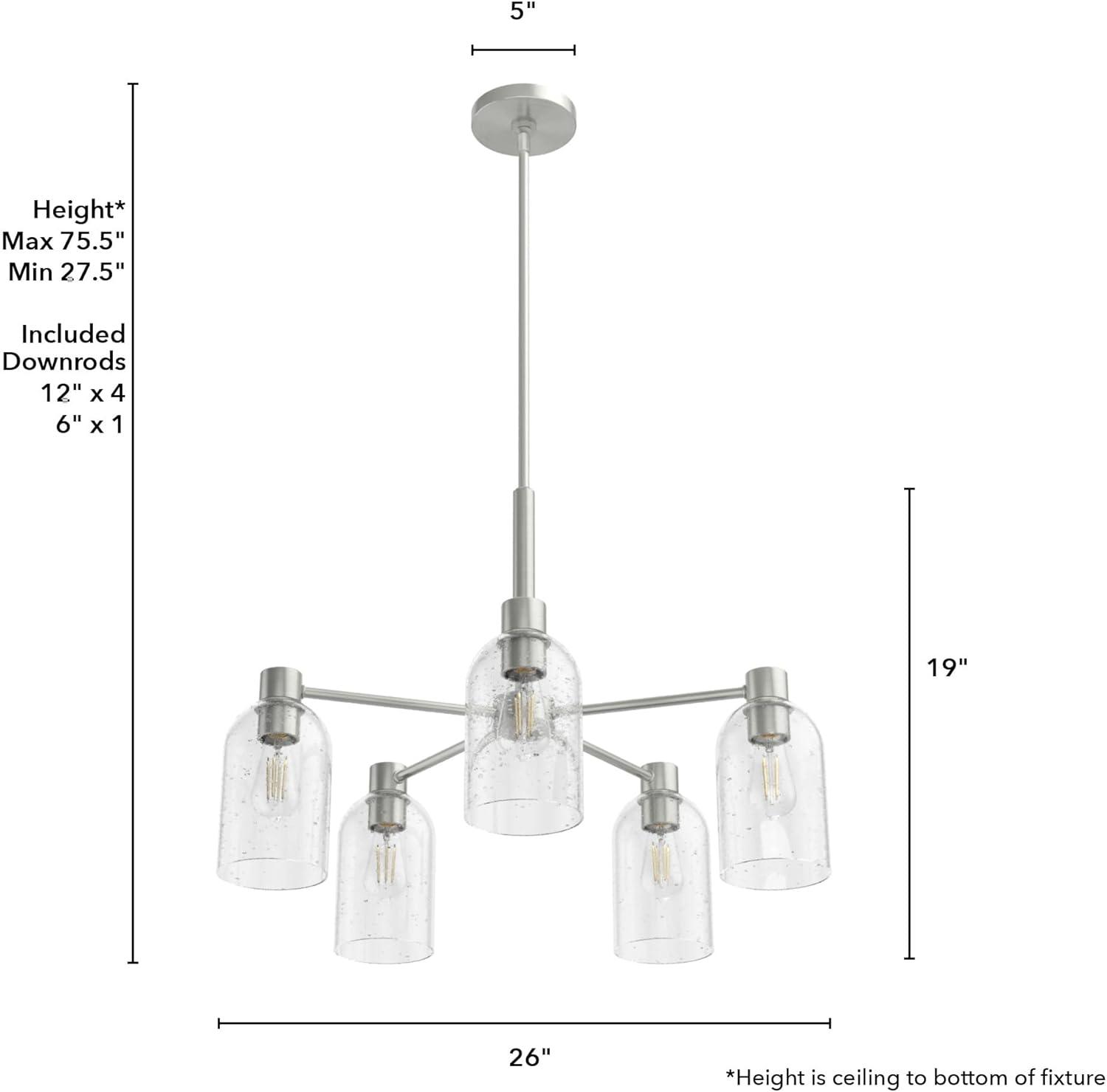 Lochemeade 5 - Light Unique / Statemen Cylinder Chandelier